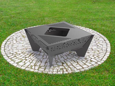 Кострова чаша розбірна Стар 32" з решіткою гриль для барбекю 1686754422 фото