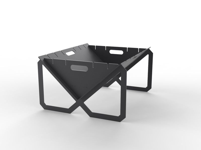 Кострова чаша розбірна для кемпінгу з перемичками 1686758321 фото