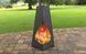 Садовый камин Капля, сварная пирамида, обогреватель для патио. 1676990746 фото 2